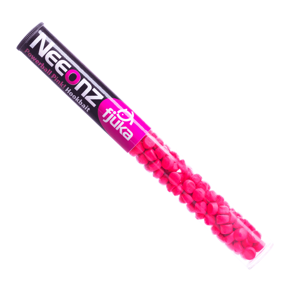 Fjuka ‘NEEONZ’ Hyper-Fluoro Hookbait 7mm - Powerball Pink! Trade pack